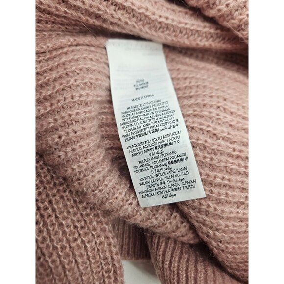 New Boden Fluffy Ruffle Cardigan Womens M Dahlia Pink Sweater Wool Blend - Picture 8 of 9